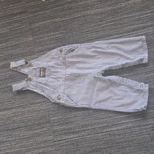 Vintage Oshkosh railroad workers overalls, size 12-18 months